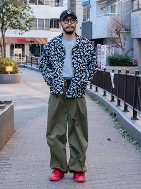 GLOSTER stylingさん（メンズ・170cm）の冬コーディネート