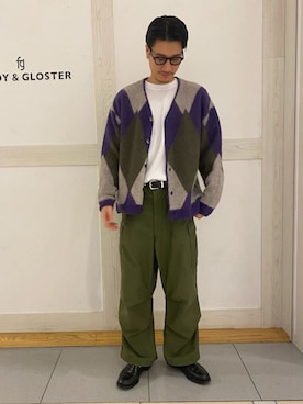 GLOSTER stylingさん（メンズ・173cm）の秋コーディネート