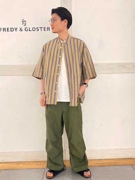 GLOSTER stylingさん（メンズ・174cm）の夏コーディネート