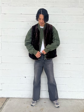 「gloster」｜「アイテム（ブルゾン）」を使った、GLOSTER stylingさん（メンズ・183cm）の秋コーディネート