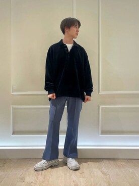 GLOSTER stylingさん（メンズ・170cm）の冬コーディネート