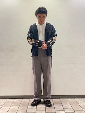 GLOSTER stylingさん（メンズ・178cm）の冬コーディネート