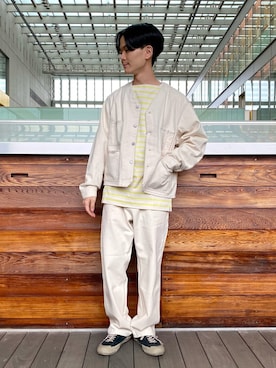 「SMITH'S（スミス）のアイテム（ジャケット/アウター）」を使った、GLOSTER stylingさん（メンズ・170cm）の冬コーディネート