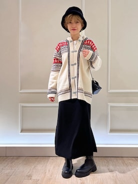 GLOSTER stylingさん（レディース・164cm）の冬コーディネート