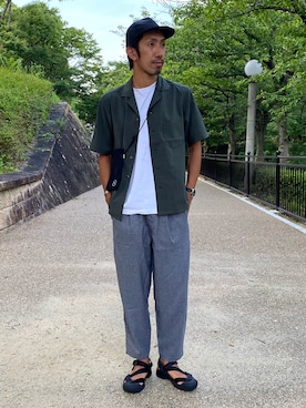 GLOSTER stylingさん（メンズ・186cm）の夏コーディネート