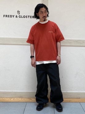 「PRO CLUB （プロクラブ）のアイテム（トップス）」を使った、GLOSTER stylingさん（メンズ・175cm）の春コーディネート