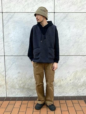 GLOSTER stylingさん（メンズ・176cm）の冬コーディネート