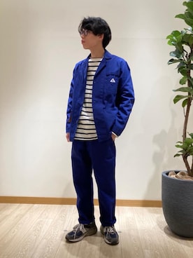 「FREDY&GLOSTER」｜「アイテム（カバーオール）」を使った、GLOSTER stylingさん（メンズ・168cm）の冬コーディネート