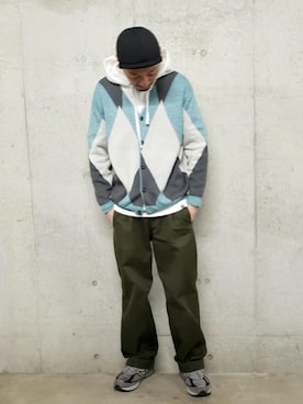 GLOSTER stylingさん（メンズ・176cm）の冬コーディネート