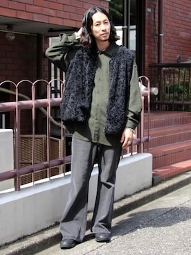 GLOSTER stylingさん（メンズ・173cm）の秋コーディネート