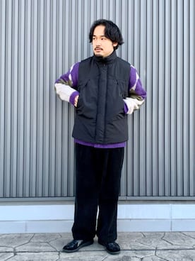 GLOSTER stylingさん(メンズ・165cm)の冬コーディネート