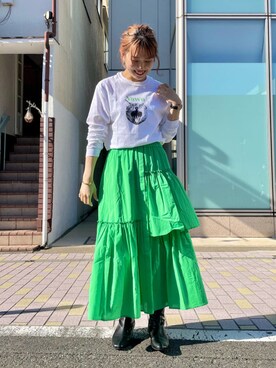 GLOSTER stylingさん（レディース・163cm）の春コーディネート