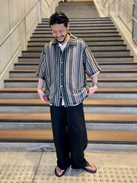 GLOSTER stylingさん（メンズ・172cm）の夏コーディネート