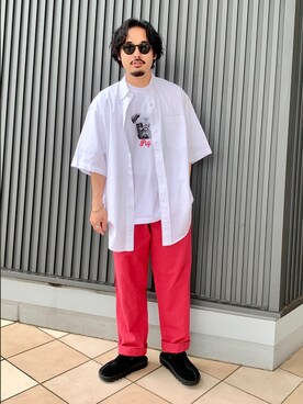 GLOSTER stylingさん(メンズ・165cm)の夏コーディネート