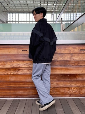「ARMY TWILL（アーミーツイル）のアイテム（ブルゾン）」を使った、GLOSTER stylingさん（メンズ・170cm）の冬コーディネート