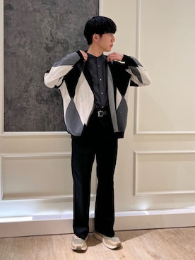 GLOSTER stylingさん（メンズ・170cm）の冬コーディネート