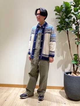 GLOSTER stylingさん（メンズ・168cm）の冬コーディネート