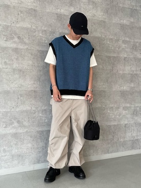 「KLEMAN（クレマン）のアイテム（ブーツ）」を使った、GLOSTER stylingさん（メンズ・173cm）の夏コーディネート