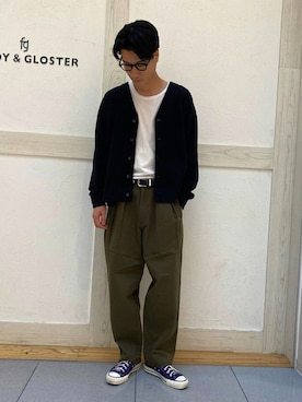 GLOSTER stylingさん（メンズ・174cm）の秋コーディネート