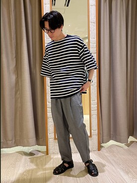 GLOSTER stylingさん（メンズ・170cm）の夏コーディネート