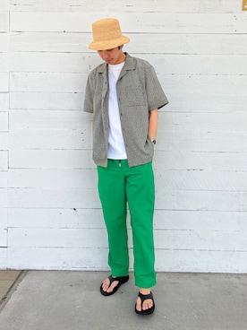 GLOSTER stylingさん（メンズ・183cm）の夏コーディネート