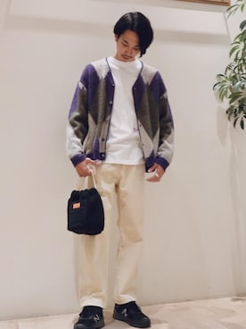 GLOSTER stylingさん（メンズ・183cm）の秋コーディネート