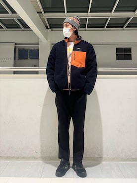 「halo commodity（ハロ　コモディティー）のアイテム（ニットキャップ/ビーニー）」を使った、GLOSTER stylingさん（メンズ・183cm）の秋コーディネート