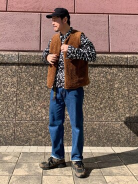 GLOSTER stylingさん（メンズ・170cm）の冬コーディネート