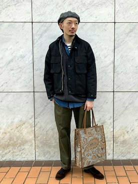 GLOSTER stylingさん（メンズ・176cm）の秋コーディネート