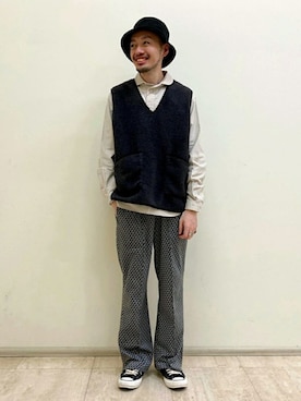 GLOSTER stylingさん（メンズ・176cm）の秋コーディネート