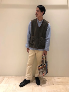 GLOSTER stylingさん（メンズ・183cm）の秋コーディネート