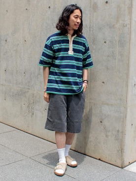 GLOSTER stylingさん（メンズ・173cm）の夏コーディネート