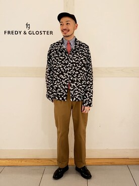 GLOSTER stylingさん(メンズ・176cm)の冬コーディネート