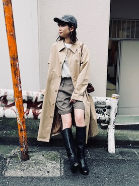 「FREDY MAC（フレディーマック）のアイテム（ジャケット/アウター）」を使った、GLOSTER stylingさん（レディース・165cm）の秋コーディネート