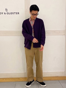 GLOSTER stylingさん(メンズ・173cm)の秋コーディネート