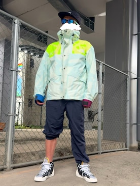 「アイテム（マウンテンパーカー）」を使った、LIFEさん（メンズ・170cm）の秋コーディネート
