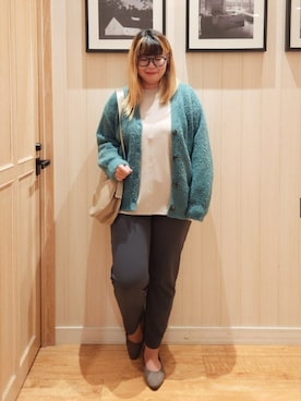 「アイテム（チュニック）」を使った、れーやんさん（レディース・168cm）の秋コーディネート
