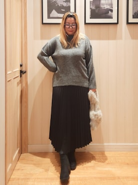 「SHOO・LA・RUE（シューラルー）のアイテム」を使った、れーやんさん（レディース・168cm）の秋コーディネート