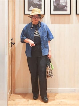 れーやんさん（レディース・168cm）の夏コーディネート