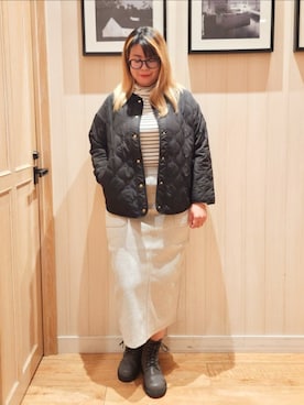 「SHOO・LA・RUE（シューラルー）のアイテム（ブーツ）」を使った、れーやんさん（レディース・168cm）の秋コーディネート