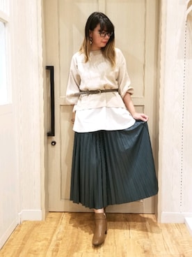 れーやんさん（レディース・167cm）の秋コーディネート