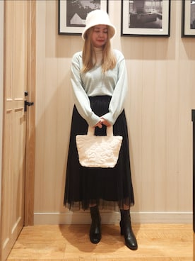 れーやんさん（レディース・167cm）の冬コーディネート