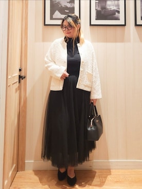 れーやんさん（レディース・168cm）の冬コーディネート