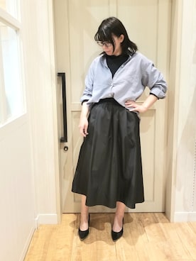 「DRESKIP（ドレスキップ）のアイテム（パンプス）」を使った、れーやんさん（レディース・167cm）の春コーディネート
