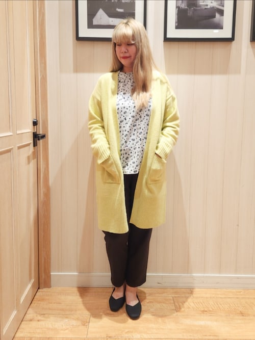 セール】【S-LL】Iラインですっきり見え ふわふわトッパーカーディガン