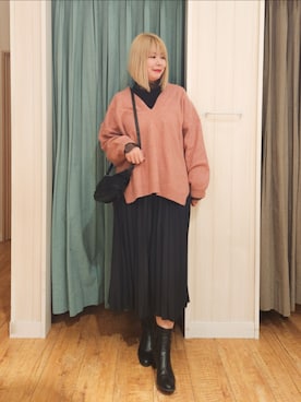 れーやんさん(レディース・167cm)の冬コーディネート