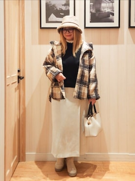 れーやんさん（レディース・168cm）の冬コーディネート