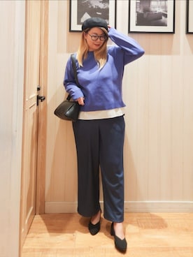 「DRESKIP（ドレスキップ）のアイテム」を使った、れーやんさん（レディース・168cm）の冬コーディネート