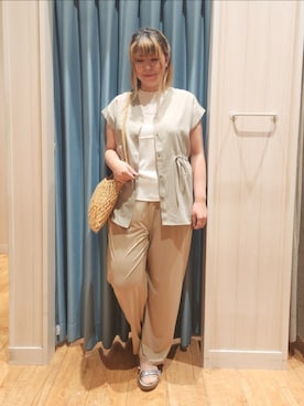 「SHOO・LA・RUE（シューラルー）のアイテム」を使った、れーやんさん（レディース・168cm）の夏コーディネート