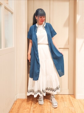 れーやんさん(レディース・167cm)の夏コーディネート